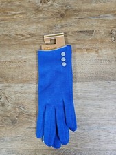Women s Fanfare Gloves Smart Touch Blue One Size Fits Most Very Soft
