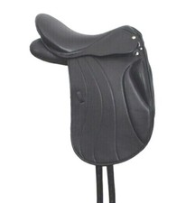 New Leather English Dressage Horse Saddle  Tack