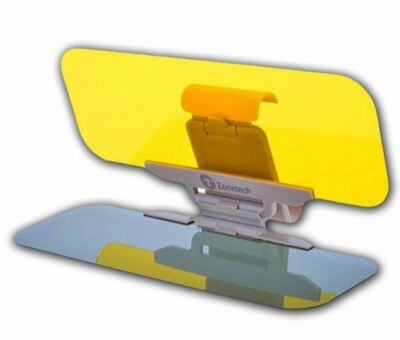 #ad Car Anti Glare Sun Visor Universal Day and Night HD Tac Visor Shade Extender $8.99