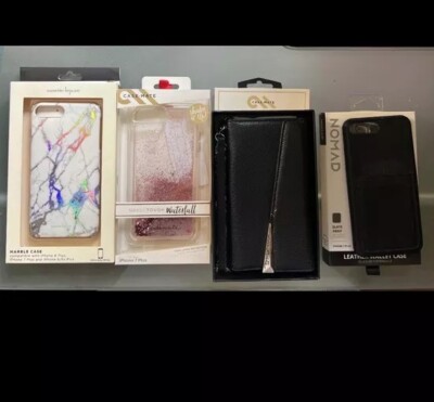 iPhone 8 Plus & 7 Plus Case Mate Waterfall Rose Gold, Folio, Wallet, & Marble X4