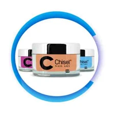 Chisel Nail Art Dipping/Acrylic Powder - SOLID Collection 2oz - [2023] NEW