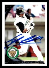 Tyler Ladendorf signed auto 2010 Topps Pro Debut #132 Kane County Cougars