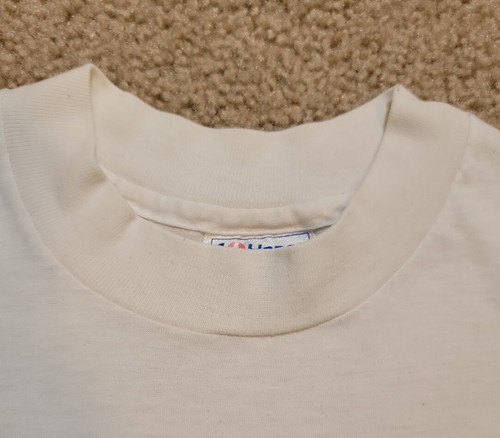 Vintage 1986 10TH Annual Barnball Baseball T Shirt 80s Stretch Single Stitch USA - Picture 3 of 9