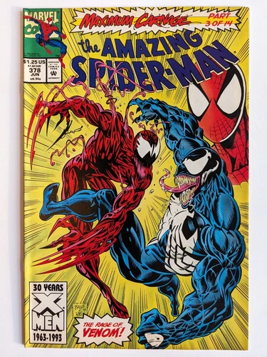 Amazing Spider-Man #378 (Marvel, 1993) Maximum Carnage Part 3 VF | Combine Ship
