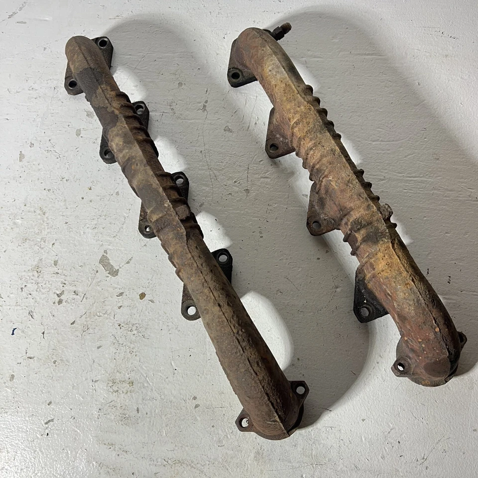 Ford F350 F250 2005 2006 6,0 motor diésel OEM colectores de escape (par) juego (2) Foto 3 de 4