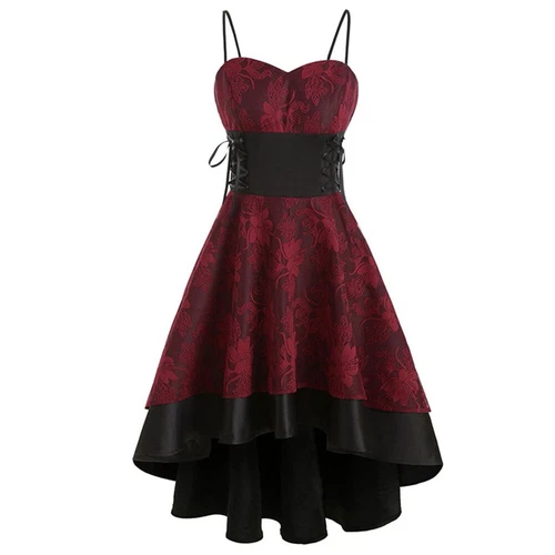 Halloween Womens Medieval Gothic Witch Renaissance Dress Adult Cosplay Costume - Picture 7 of 82