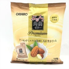 Orihiro Konjac Jelly Premium Almond Milk 120g (20gx6pcs)杏仁口味蒟蒻