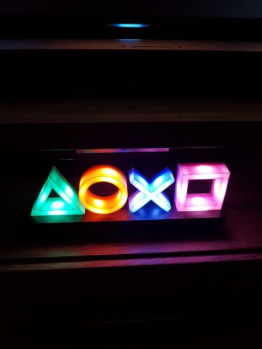 Mehrfarbig Playstation Ps4 Tasten Symbol Icons Lampe Mit Farbwechsel Funktion Spielzeug Sonstige