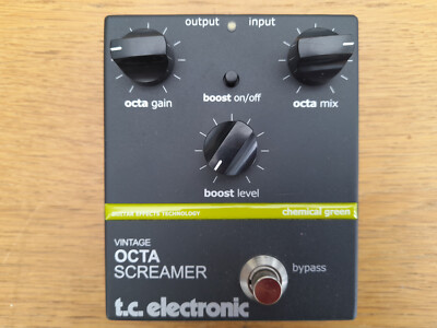 TC Electronic Vintage Octascreamer guitar pedal fuzz octave