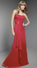 Mori Lee Sweet 16 Formal Pageant Prom Christmas Bridesmaid Dress  Red Size 12