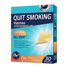 21mg Quit Smoking Patches, Step 1 Stop Smoking Aid, 30 Count Nicotine Patches