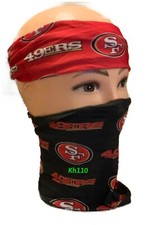 San Francisco 49ers NFL Face Mask Bandana Balaclava Headwear Neck Scarf
