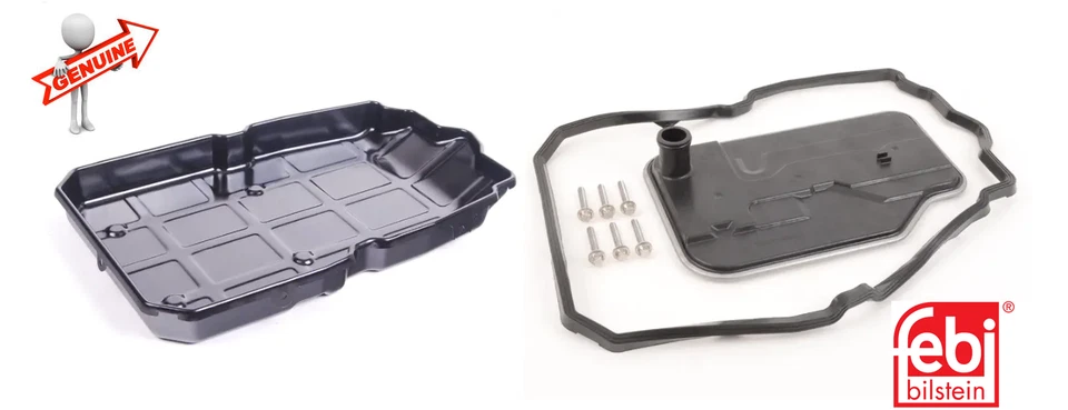 Juego de cárter de aceite + filtro + junta + 6 litros de líquido Mercedes transmisión automática de 7 velocidades Foto 2 de 4