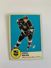 2012-13 O-Pee-Chee Retro #574 Jordan Nolan - Los Angeles Kings / SET BREAK