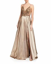 Faviana Prom Gown Mother of the Bride formal dress S10401 Long applique