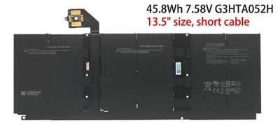 Short cable Battery G3HTA052H G3HTA053H for Microsoft Surface Laptop 3 4 13.5''
