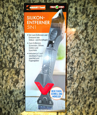 SMART Tool Silikon-Entferner 5in1 Silikon entfernen/erneuern 12-tlg. Set