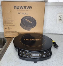 Nuwave PIC GOLD Precision Portable Induction Cooktop Model 30211 BQ New Open Box