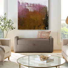 Storage Bench Entryway Bedroom Ottoman Organizer Couch Choose Your Color