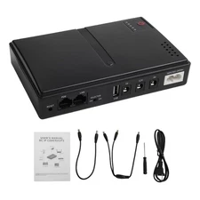 Mini DC UPS Battery Backup 5V/9V/12V Uninterruptible Power Supply for Router