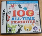 100 All-Time Favorites Nintendo DS Game w/Case & Manual