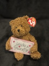 Vintage 2006 Ty Beanie Baby You’re a Sweetie Bear Greetings NEW MWMTs
