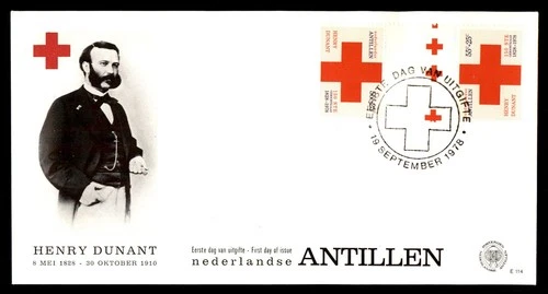 Mayfairstamps Netherlands FDC 1978 Red Cross Henry Dunant First Day Cover aax_38