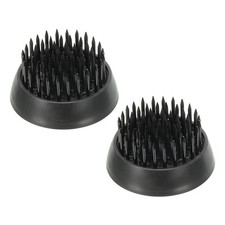 2Pcs 1.3" Flower Frogs Ikebana Kenzan Stainless Flower Arranger Tool Black