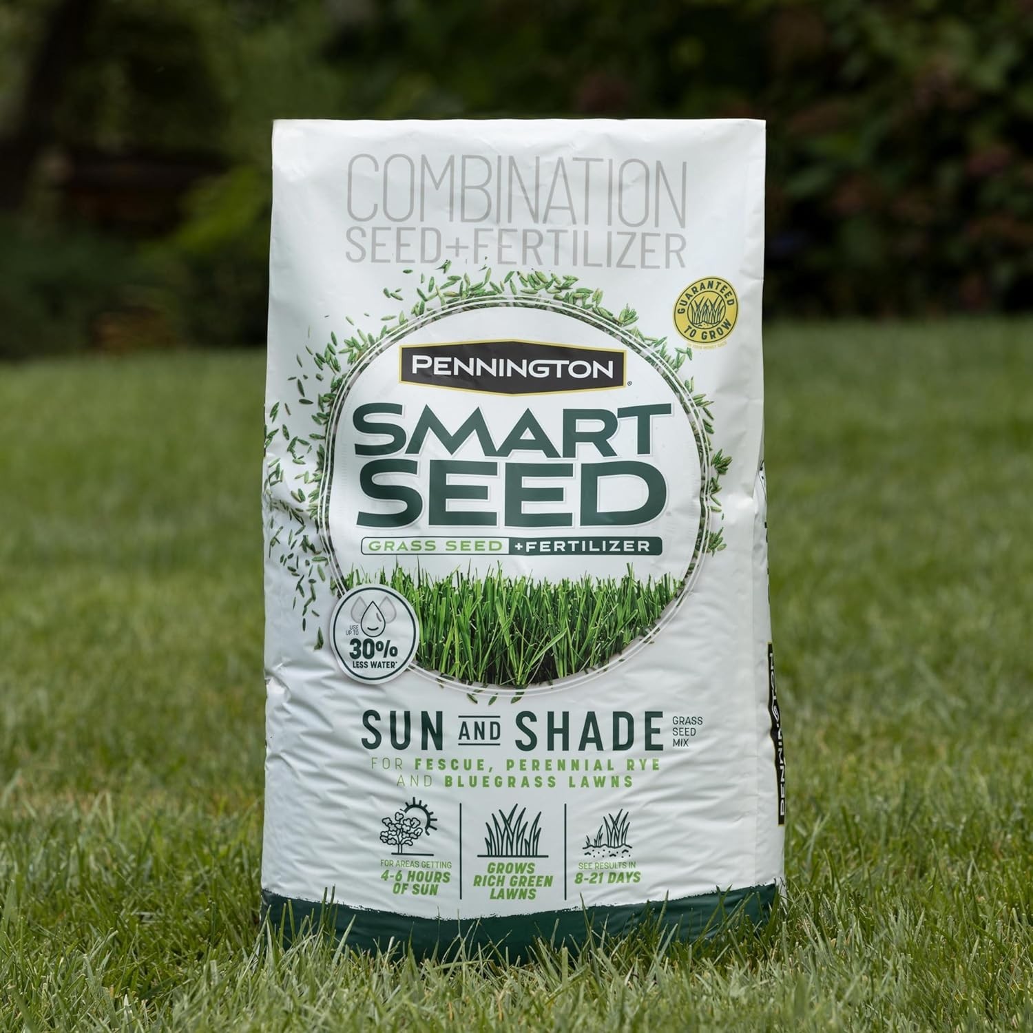Grass Seed Blend 3 lb Drought Resistant Ideal for Sun and Shade Lawns