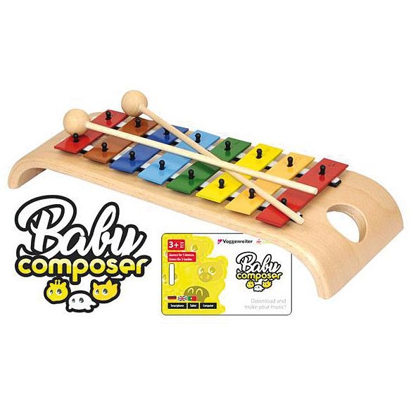 Glockenspiel Voggenreiter Baby Composer App mit Glockenspiel Xylophon Orff Xyl 6590₽