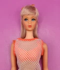 1967 SUMMER SAND / LILAC Twist 'n Turn Barbie - with Swimsuit and Cover-up - TNT