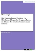 Eine Videostudie Zum Verhalten Von MäDchen Und Jungen Bei Gruppenarbeiten Im Rah