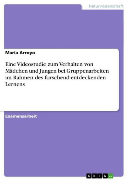Eine Videostudie Zum Verhalten Von MäDchen Und Jungen Bei Gruppenarbeiten Im Rah-image