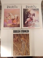 The Fantastic Art of Boris Vallejo and Brian Froud Jigsaw Puzzles 3 Lot