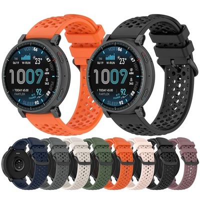 Silicone Watch Strap for Amazfit Active Max/ Oppo watch X3/ Oneplus Watch4