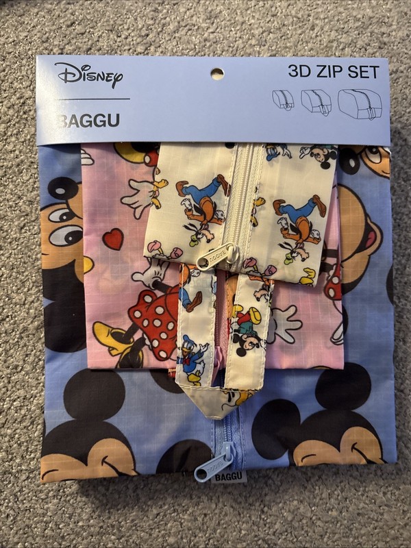 BAGGU x DISNEY 3D Zip Set