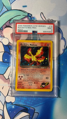 Rocket's Moltres (Unlimited) graded PSA 9 for sale on eBay