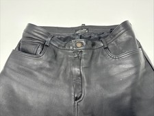 VINTAGE High Waist SOFT LEATHER PANTS  Dider Leather Size M  31 X 29 Biker