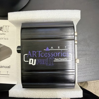 ART Pro Audio DJPRE II Phono Turntable Preamplifier ARTcessories