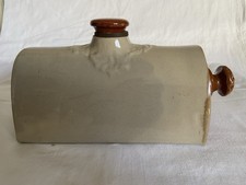 Victorian Stoneware Hot Water Bottle/Bed Warmer in Good Working Order 