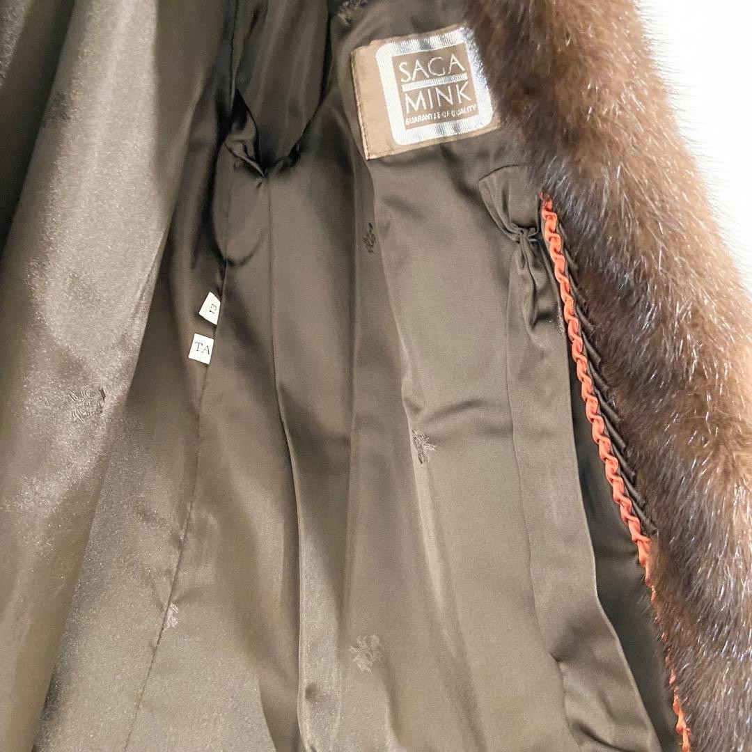 SAGA MINK MESSALA mink coat, luxury fur coat USED From Japan