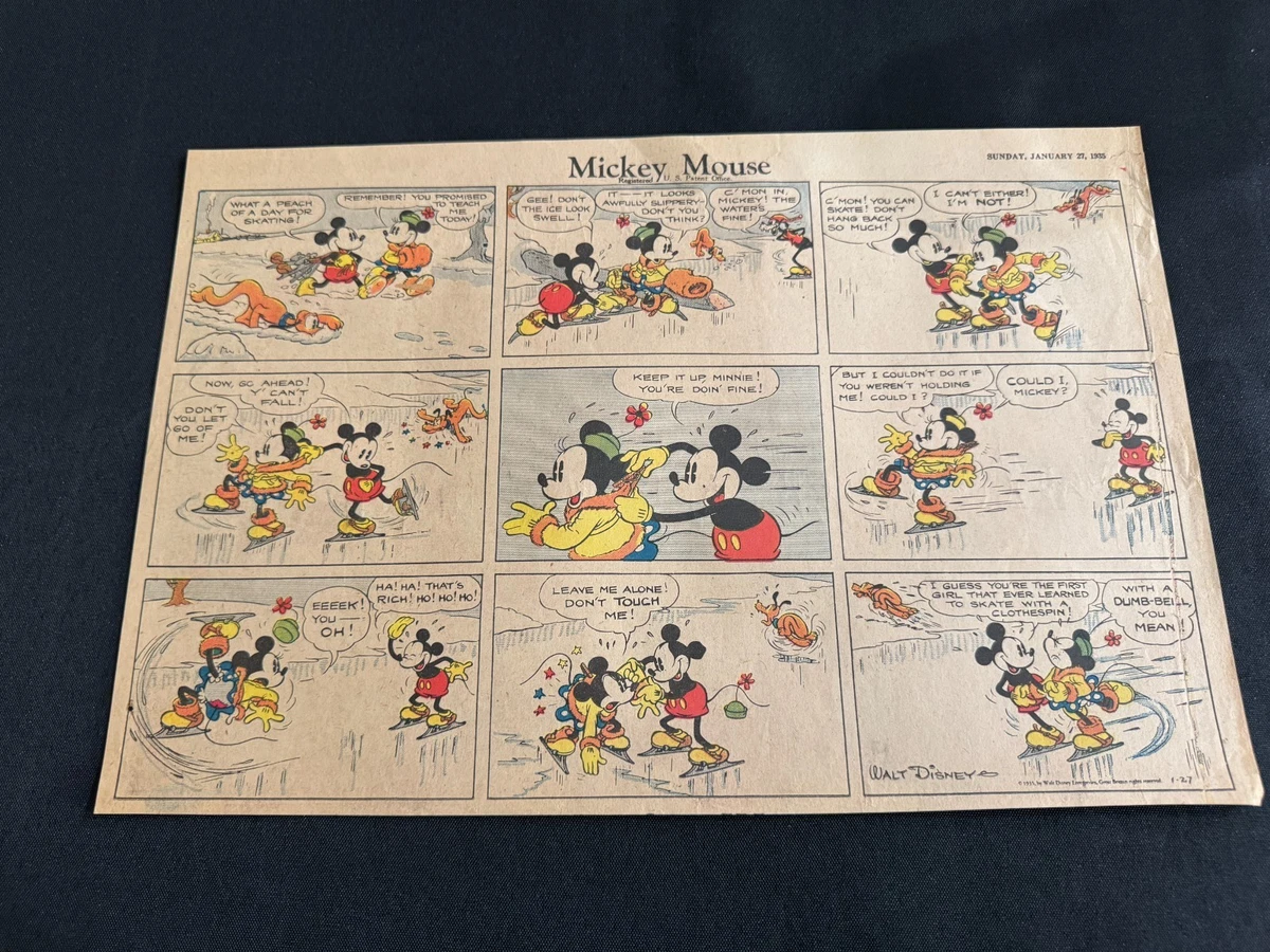 Preços baixos em Tiras de quadrinhos da Disney Mickey Mouse com