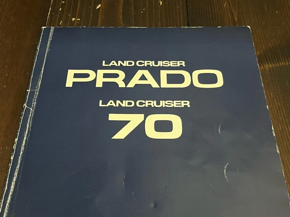 LAND CRUISER PRADO 70 LIBRO MANUAL OFICIAL 1990 NO PARA LA VENTA - Imagen 3 de 4