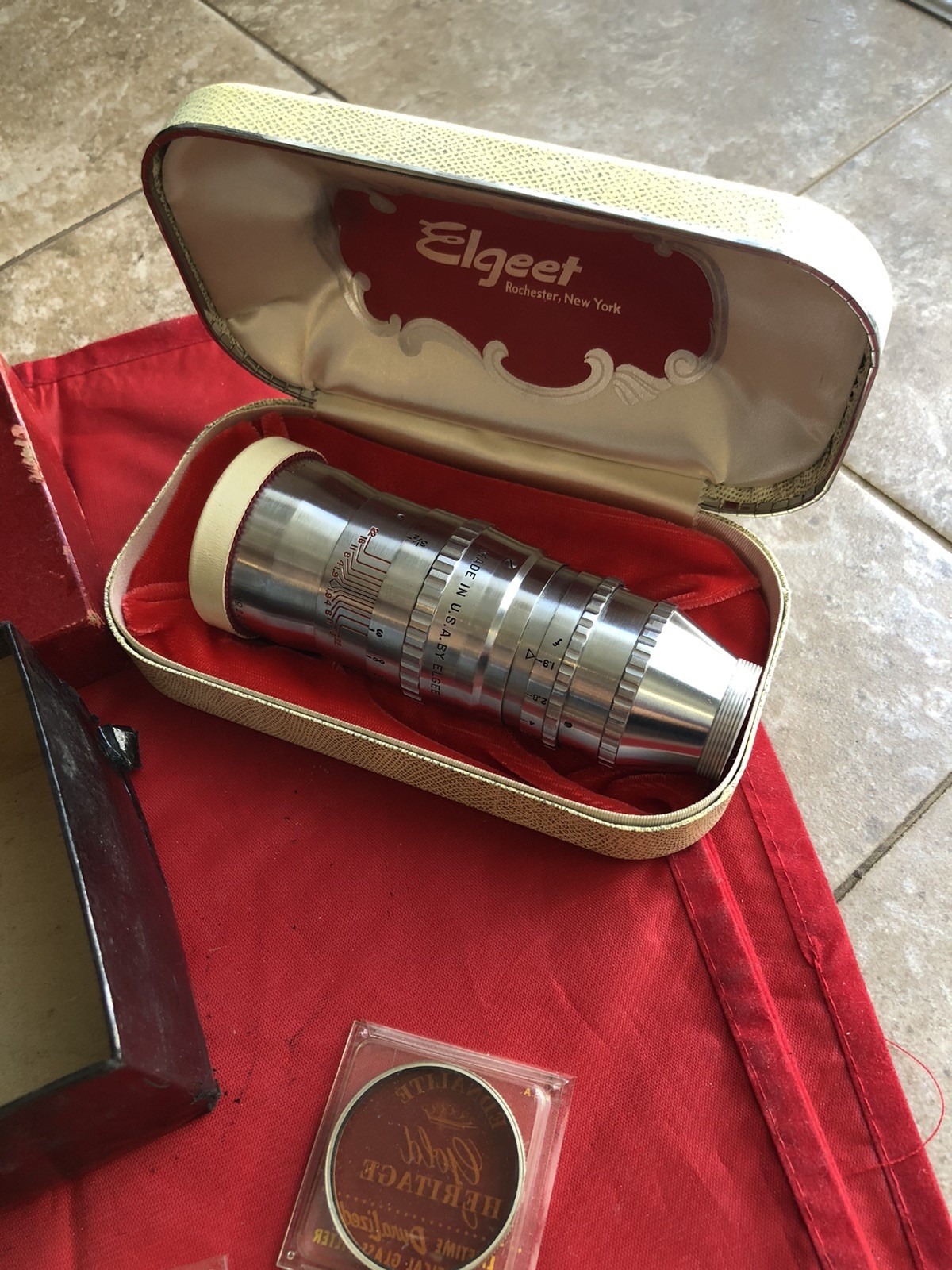 Elgeet 75mm F1.9 Cine Navitar Telephoto Cine 16mm Movie Camera Lens Bolex H16