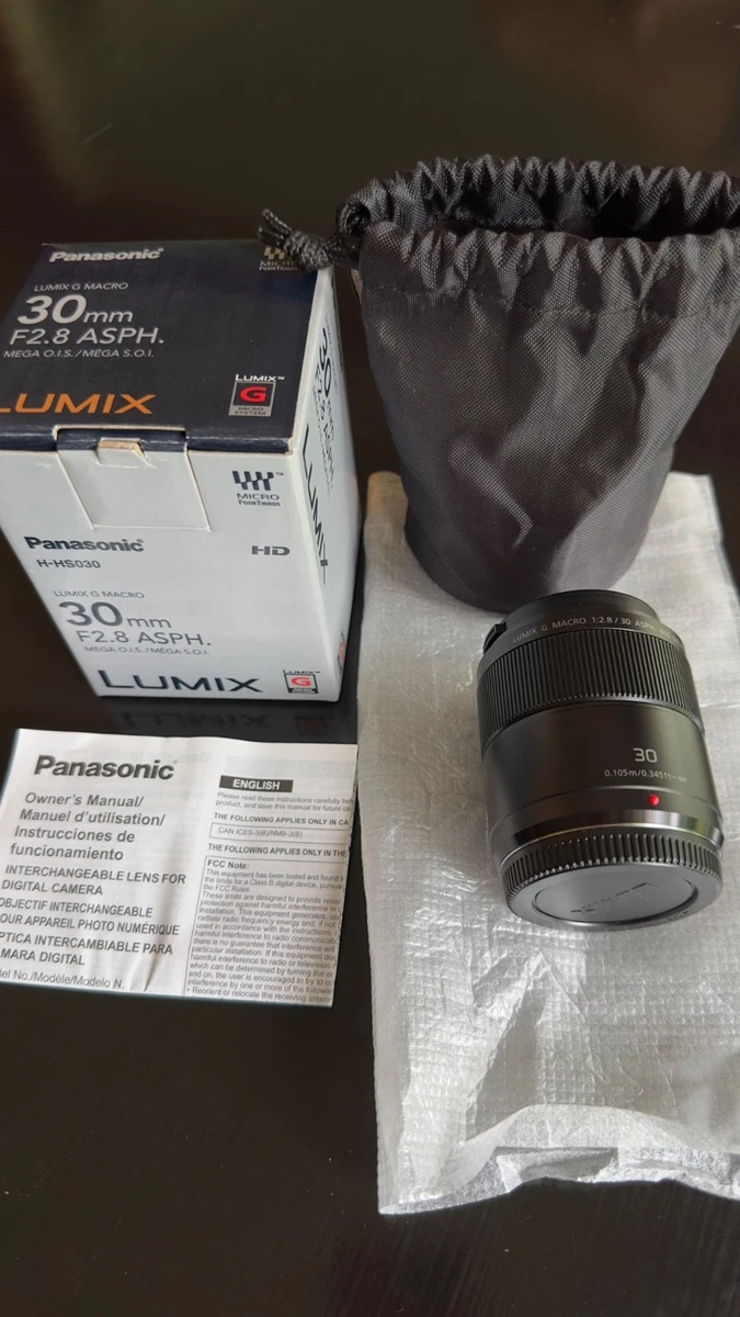 Panasonic LUMIX 30mm Focal Camera Lenses for sale | eBay