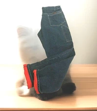 Vtg WearGuard CARPENTER JEANS Lined 35 X 31 (Measured) Red Flannel  Made in USA