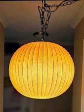 Original Nelson Ball Pendant Lamp for Howard Miller MCM Atomic