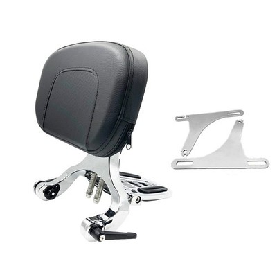 Multi-Purpose Driver And Passenger Backrest Adjustable For Dyna 2001-2017