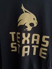 NEW Texas State University Bobcat Logo Screenprint T-shirt Cotton Black XL — photo 2