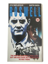Roswell VHS Kyle MacLachlan Martin Sheen UFO Conspiracy Thriller 1994 Rare